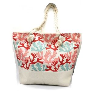 Large Coral Tote